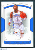 Russell Westbrook 2017-18 National Treasures #59 11/99 Oklahoma City Thunder