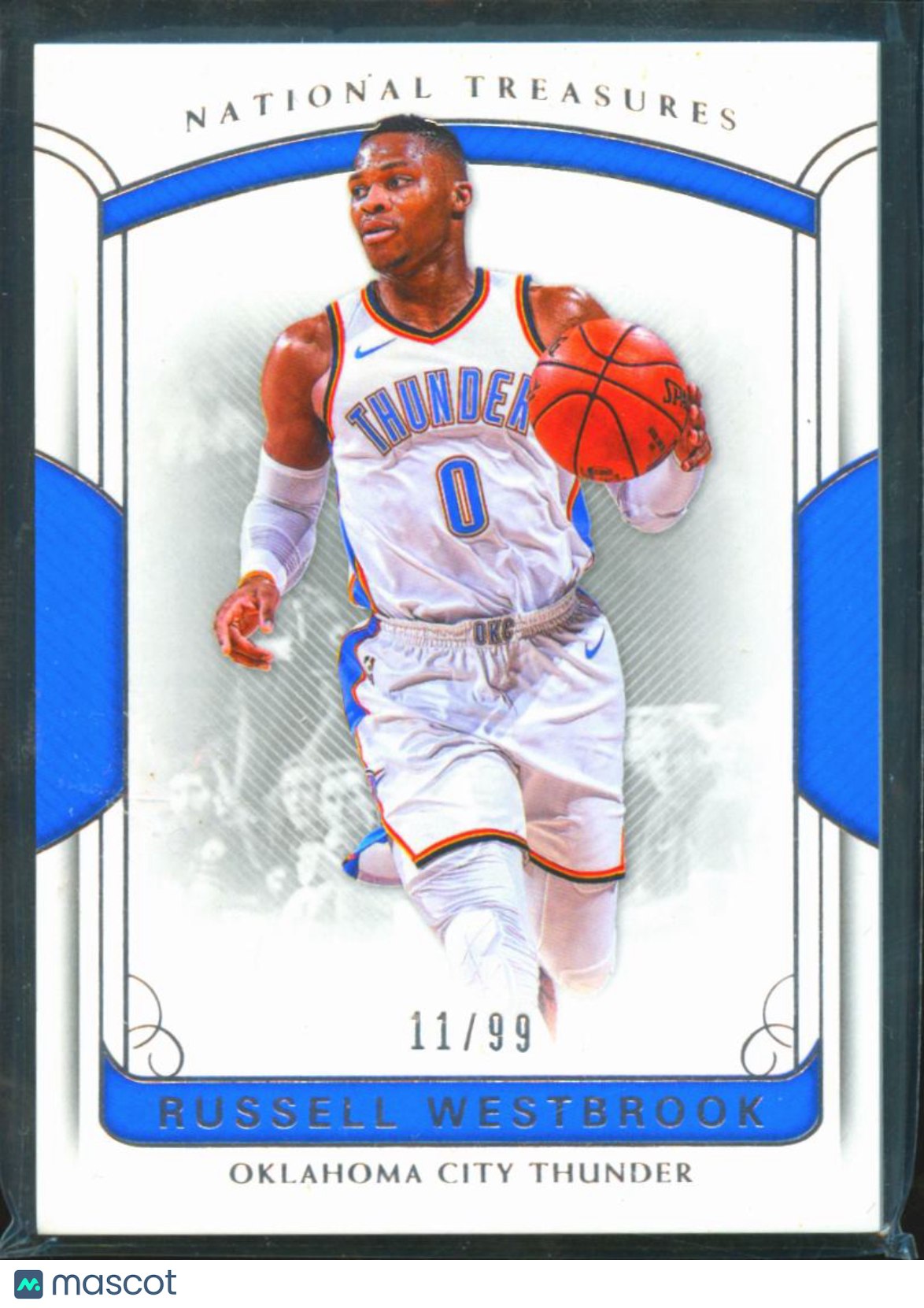 Russell Westbrook 2017-18 National Treasures #59 11/99 Oklahoma City Thunder