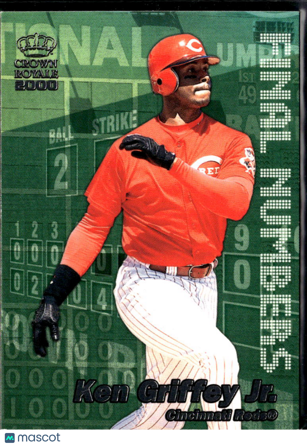 Ken Griffey Jr. 2000 Pacific Crown Royale Final Numbers Cincinnati Reds