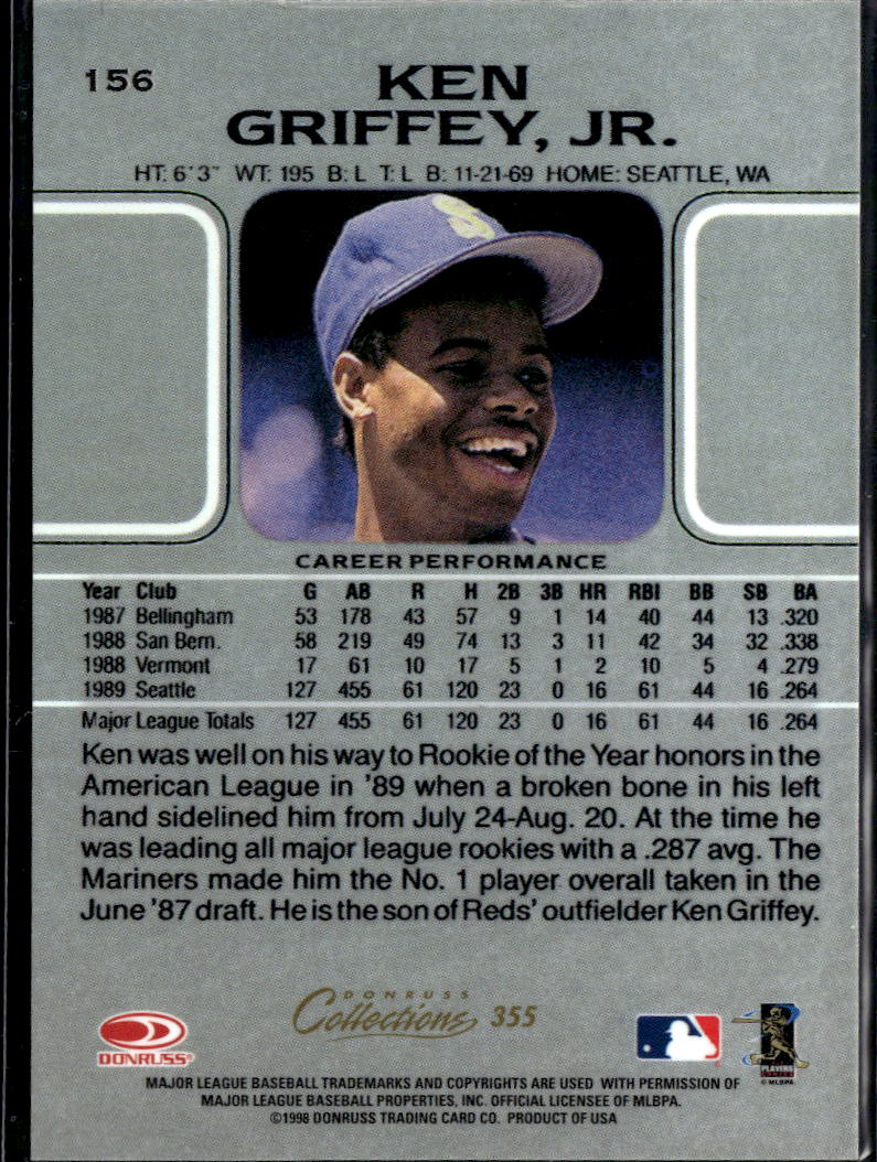 Ken Griffey Jr. 1998 Leaf #156 Seattle Mariners