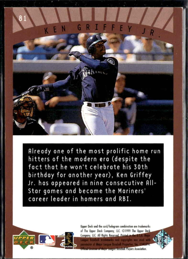 Ken Griffey Jr. 1999 Upper Deck Superstar Spotlight Seattle Mariners