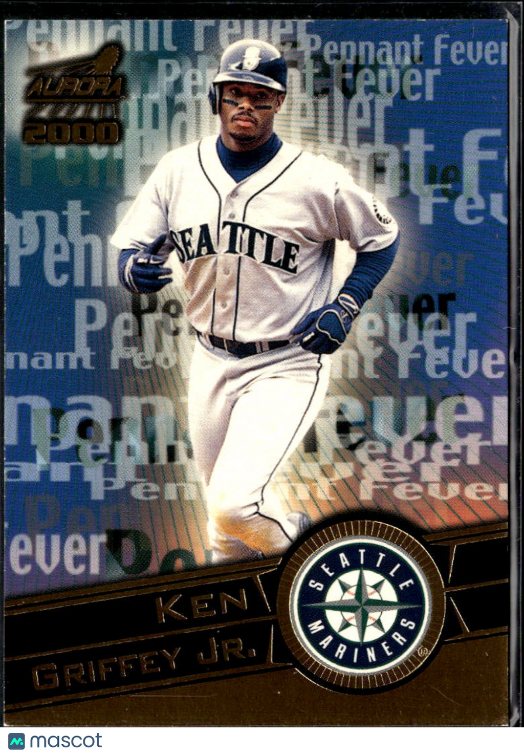 Ken Griffey Jr. 2000 Pacific Aurora Pennant Fever Seattle Mariners