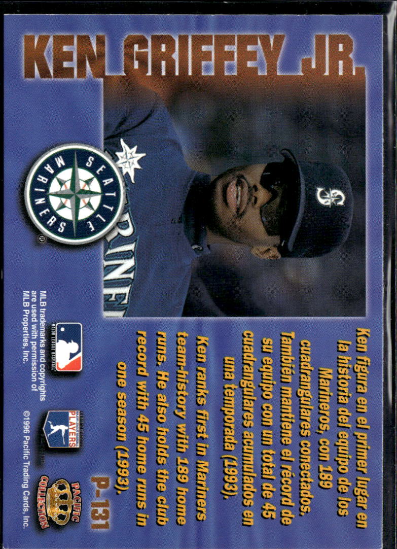 Ken Griffey Jr. 1996 Pacific Collection #P131 Seattle Mariners
