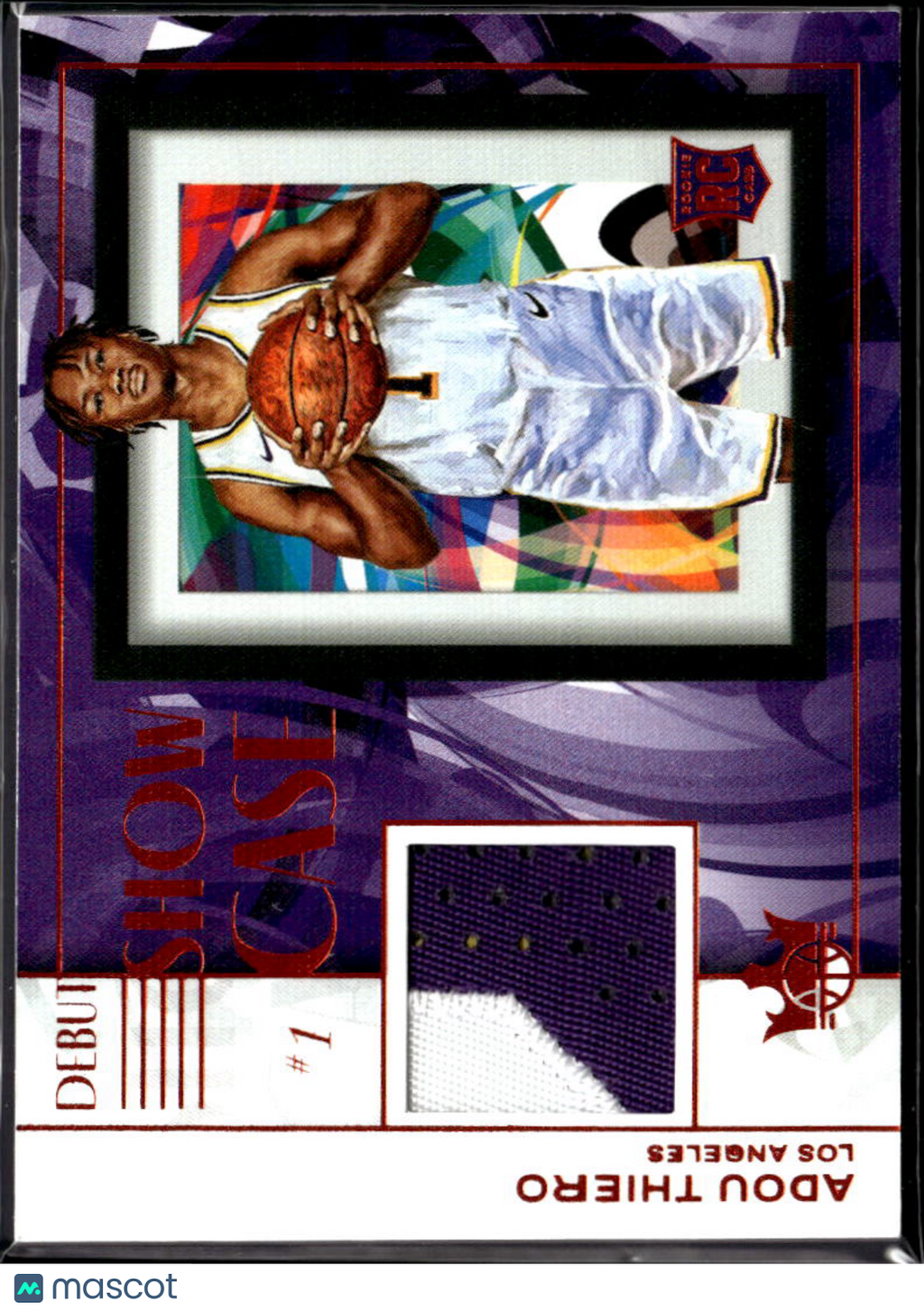 Adou Thiero 2025-26 Court Kings Jersey Patch RC LA Lakers 34/75