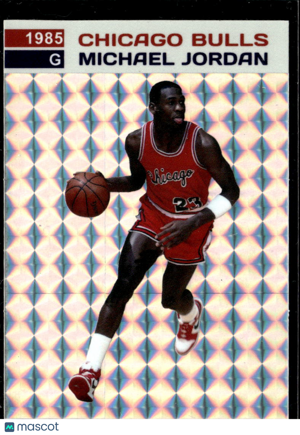 Michael Jordan 1985 Prism Jewel Sticker Rookie RC Chicago Bulls