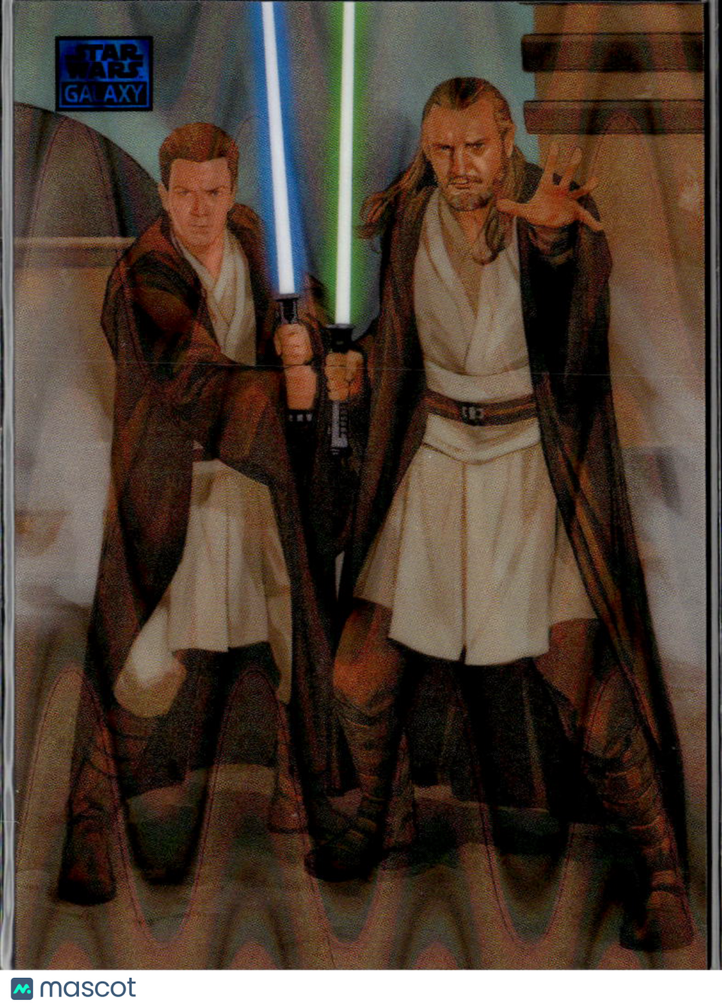 Master and Apprentice 2026 Topps Star Wars Galaxy Blue Refractor 156/175 #77