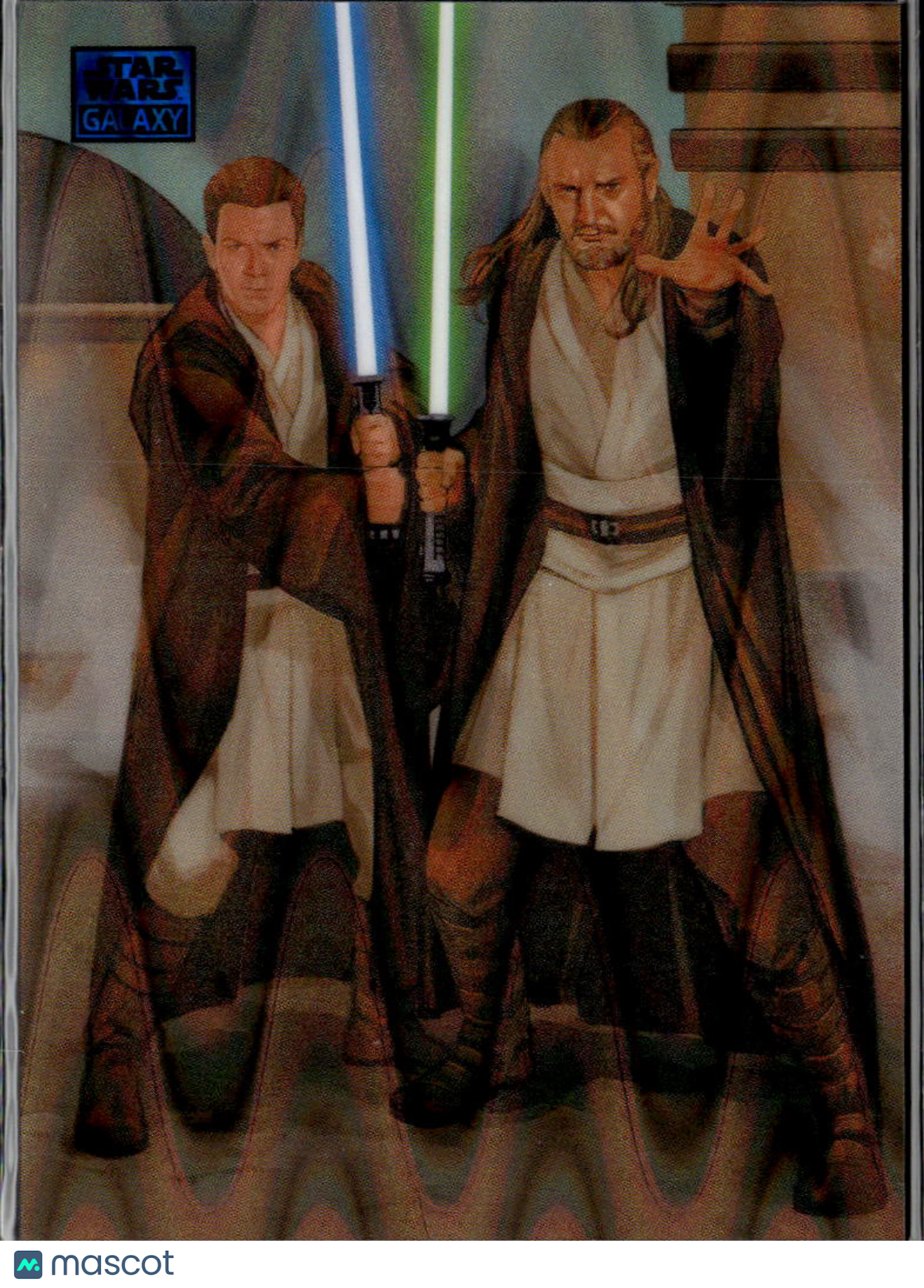 Master and Apprentice 2026 Topps Star Wars Galaxy Blue Refractor 156/175 #77
