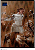 Padme Amidala vs Nexu 2026 Topps Star Wars Galaxy Blue Refractor 80/175 #2