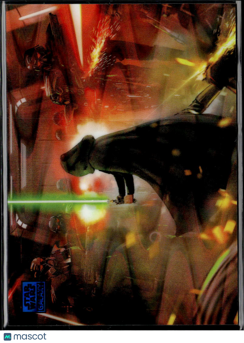 The Savior 2026 Topps Star Wars Galaxy Blue Refractor 12/175 #60