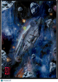 You're Not Actually Going to an Astroid Field Topps Star Wars Galaxy 211/250 #56