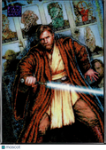 Obi-Wan Kenobi On The Run Topps Star Wars Galaxy Purple Refractor 89/125 #89
