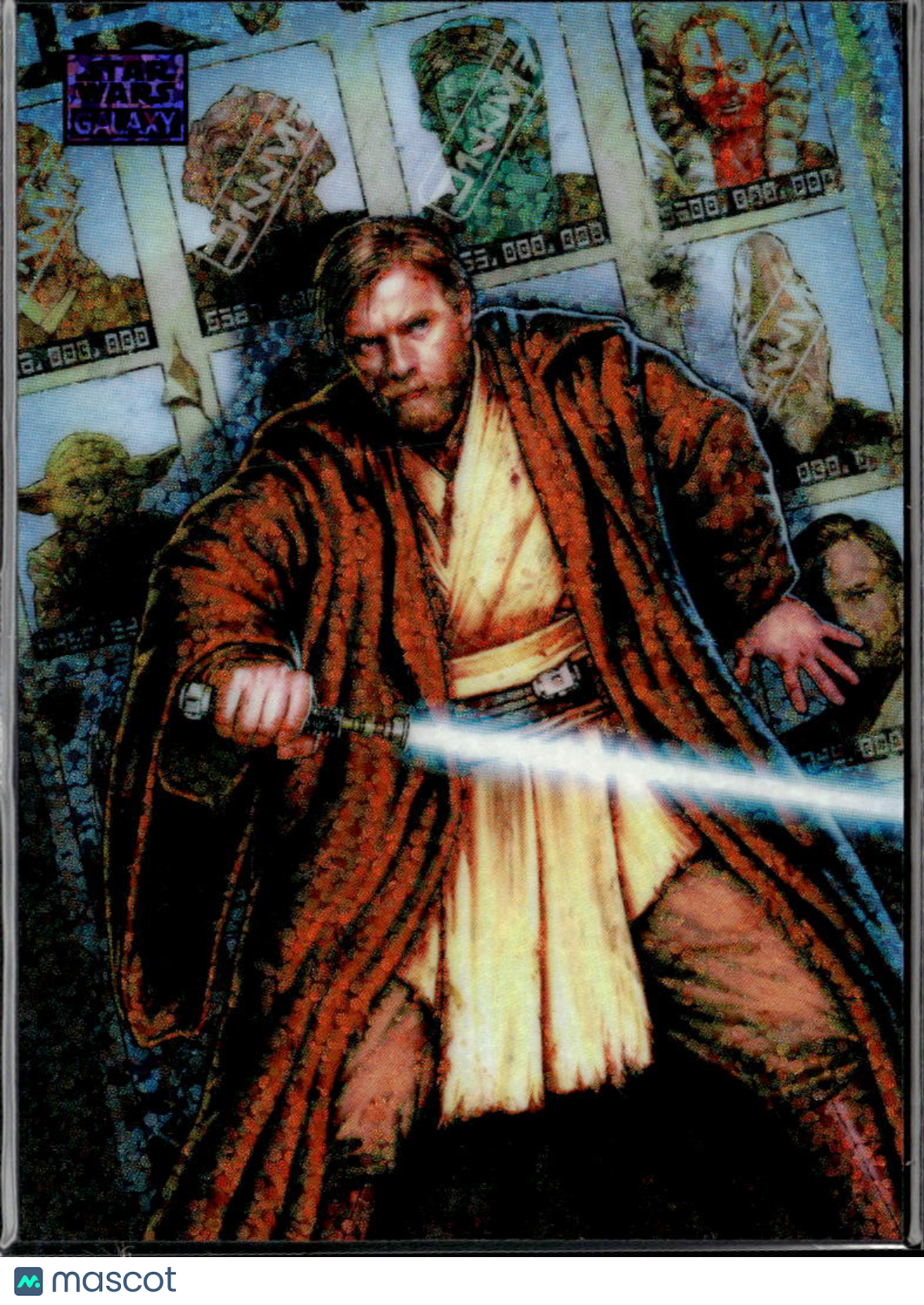 Obi-Wan Kenobi On The Run Topps Star Wars Galaxy Purple Refractor 89/125 #89