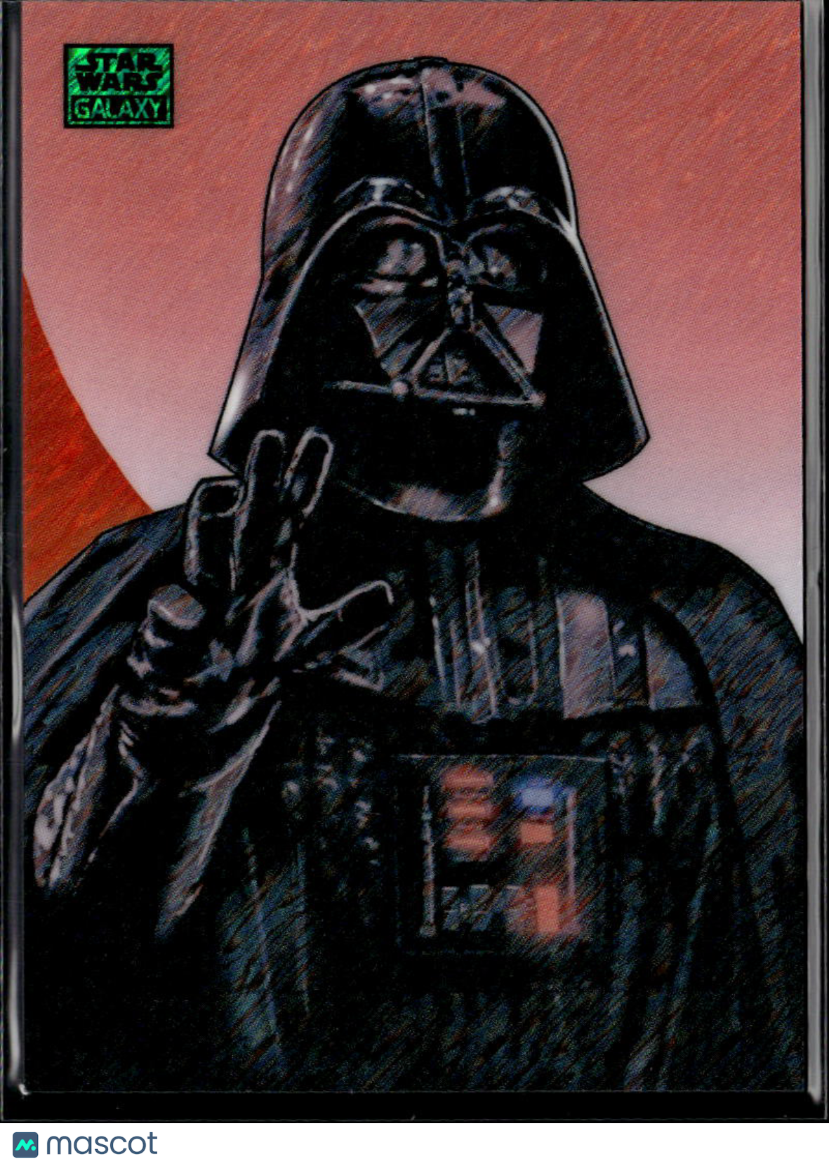 Darth Vader 2026 Topps Star Wars Chrome Galaxy Green Refractor 122/199 #ADS-4