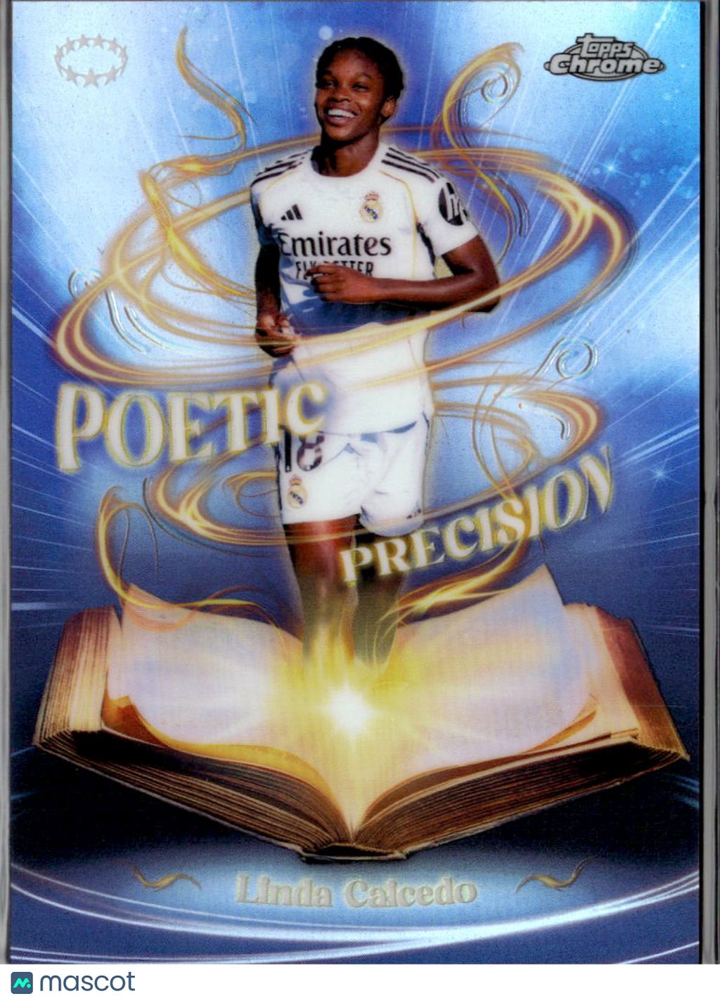 Linda Caicedo 2026 Topps Chrome Women's Poetic Precision Real Madrid C.F.