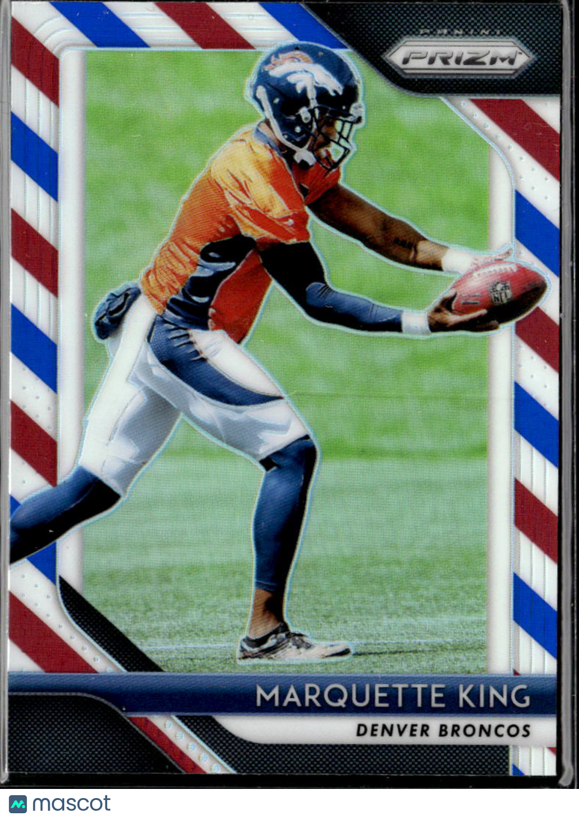 Marquette King 2018 Panini Prizm Red White and Blue Denver Broncos