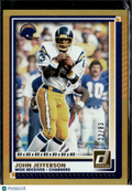 John Jefferson 2025 Donruss Orange Jersey Number 22/83 San Diego Chargers