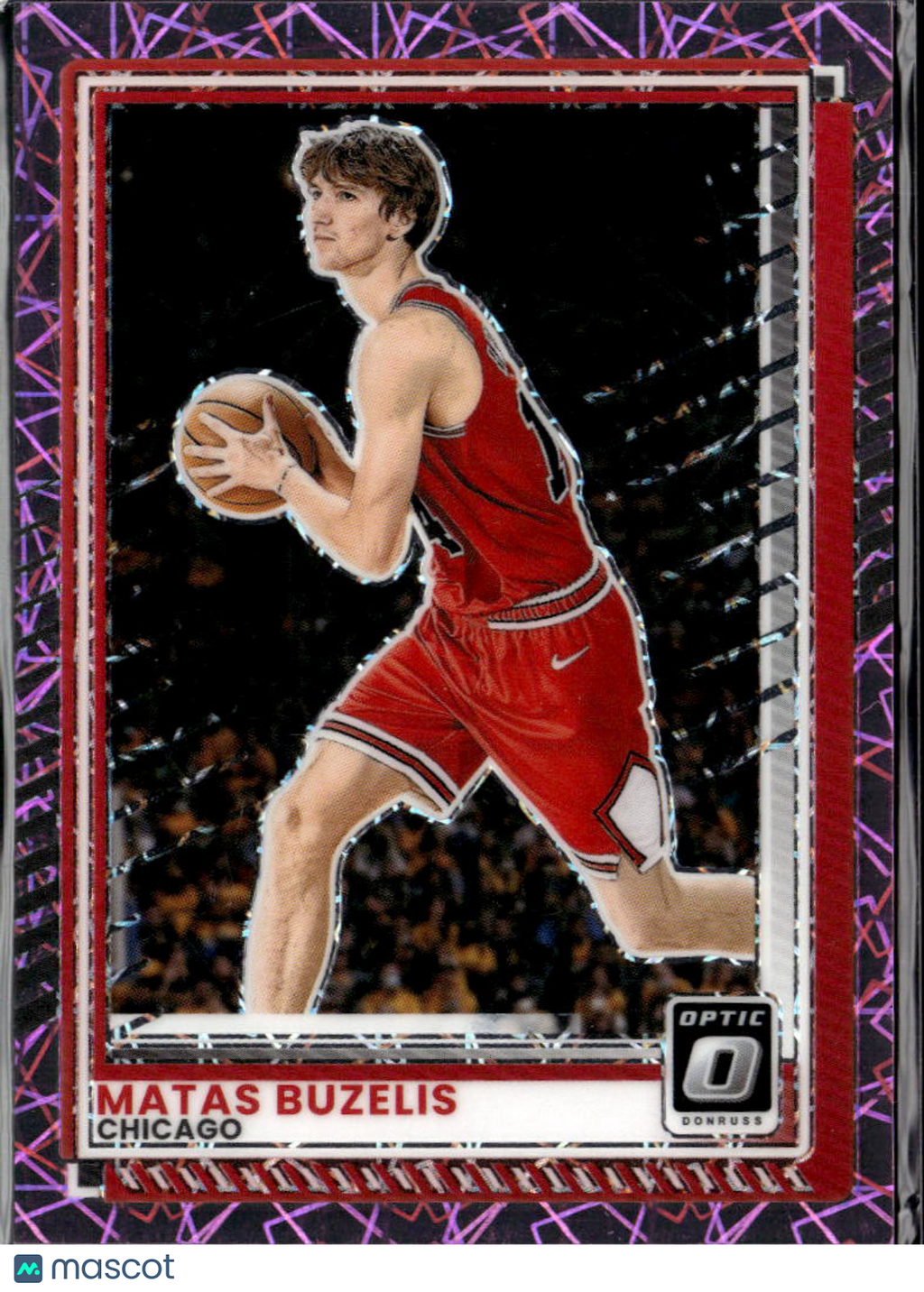 Matas Buzelis 2025 Optic Pink Velocity Prizm 55/75 Chicago Bulls