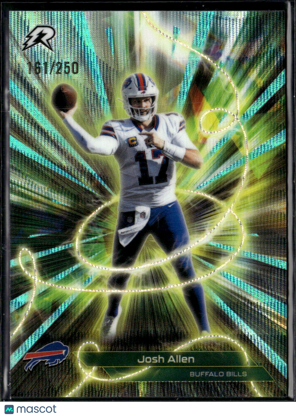 Josh Allen 2026 Topps Resurgence Aqua Refractor 161/250 Buffalo Bills