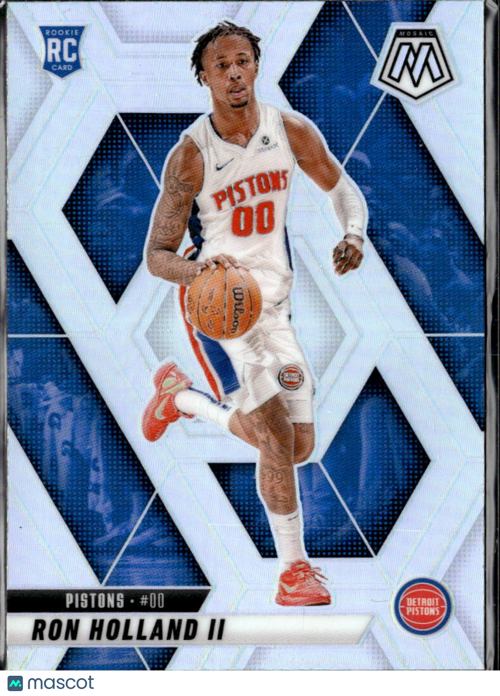 Ron Holland II 2025 Mosaic Silver Prizm Rookie RC Detroit Pistons