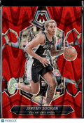 Jeremy Sochan 2023-24 Mosaic Red 258/299 San Antonio Spurs