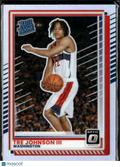 Tre Johnson III 2025 Optic Rated Rookie RC Holo Washington Huskies