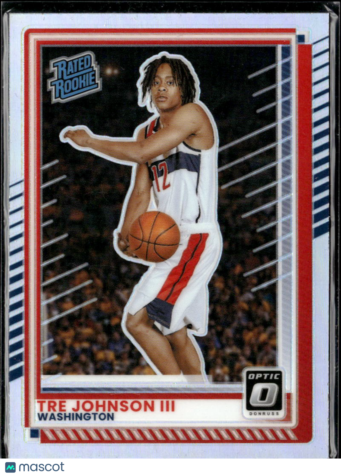 Tre Johnson III 2025 Optic Rated Rookie RC Holo Washington Huskies