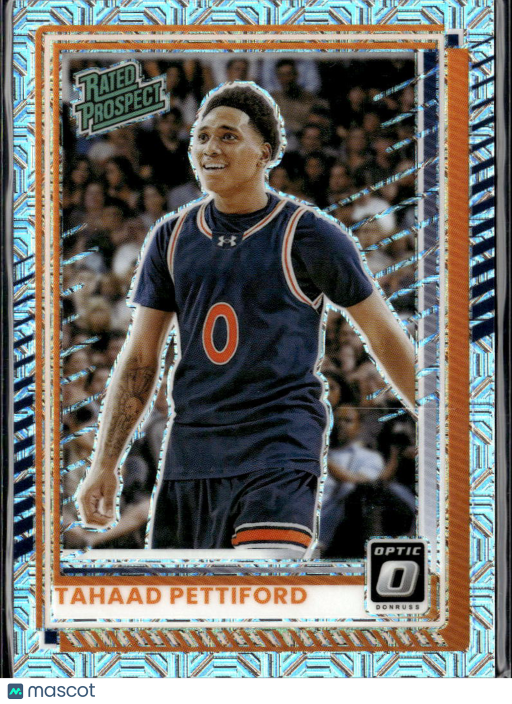 Tahaad Pettiford 2025 Optic Mojo Prizm Rookie RC /125 Auburn Tigers