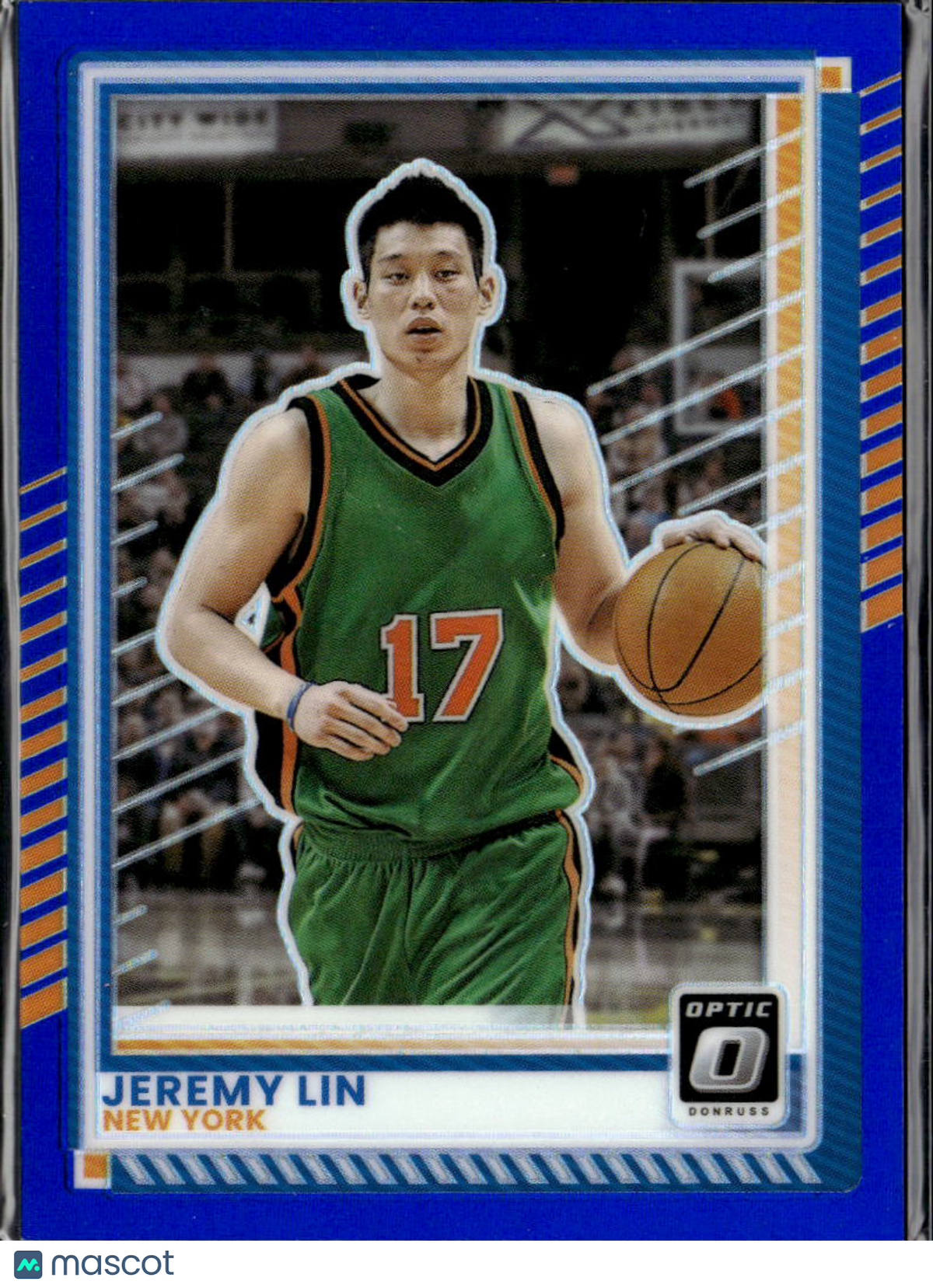 Jeremy Lin 2025 Optic Blue Prizm 7/49 New York Knicks