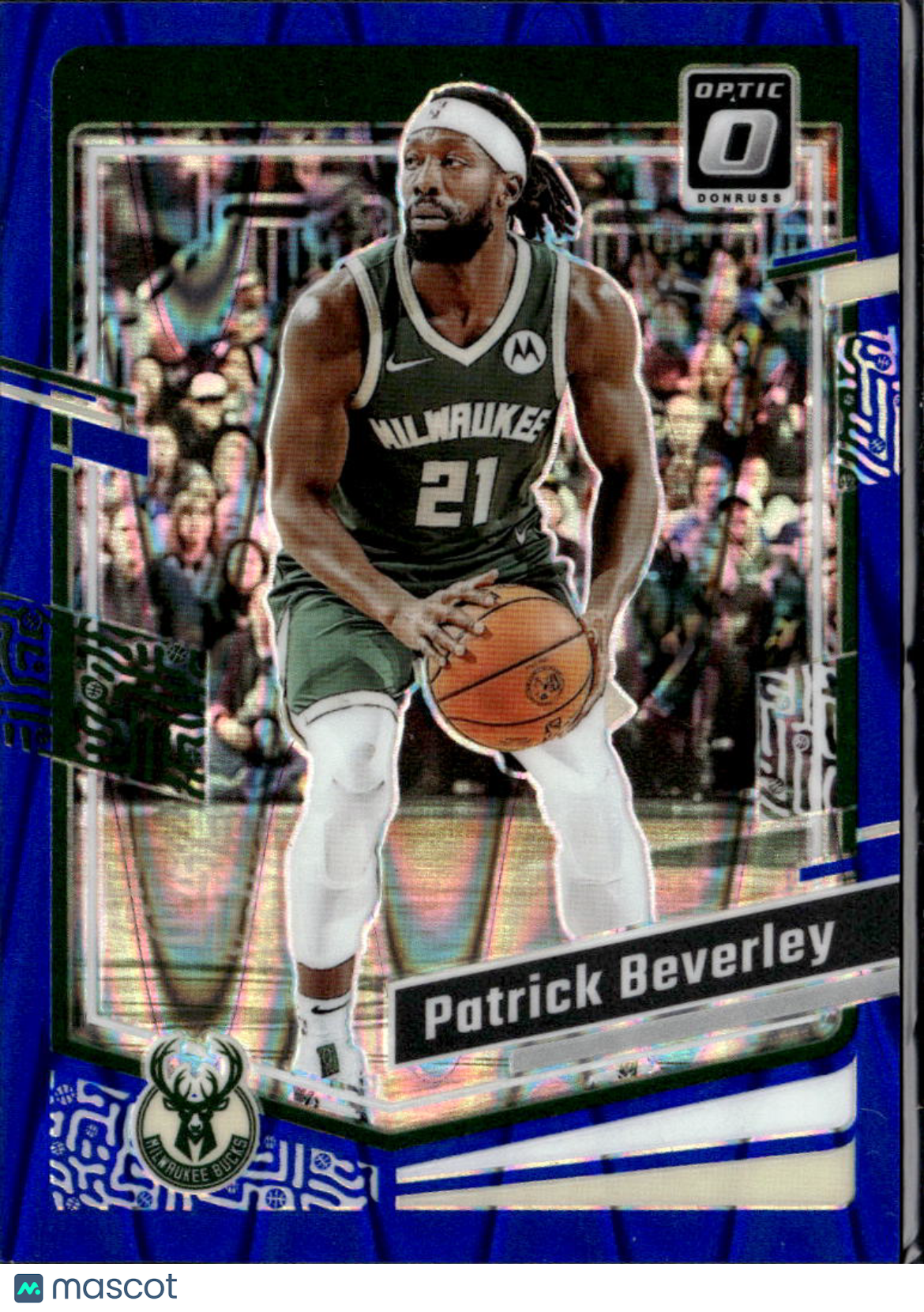 Patrick Beverley 2023-24 Optic Blue Seismic 232/249 Milwaukee Bucks