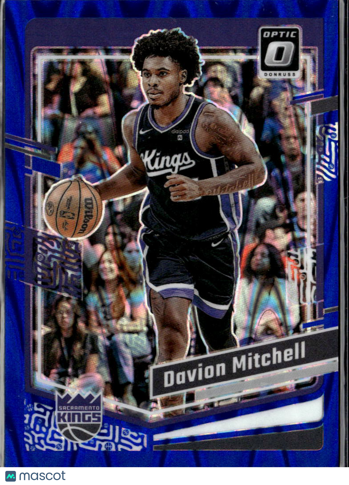 Davion Mitchell 2023-24 Optic Blue Seismic 235/249 Sacramento Kings