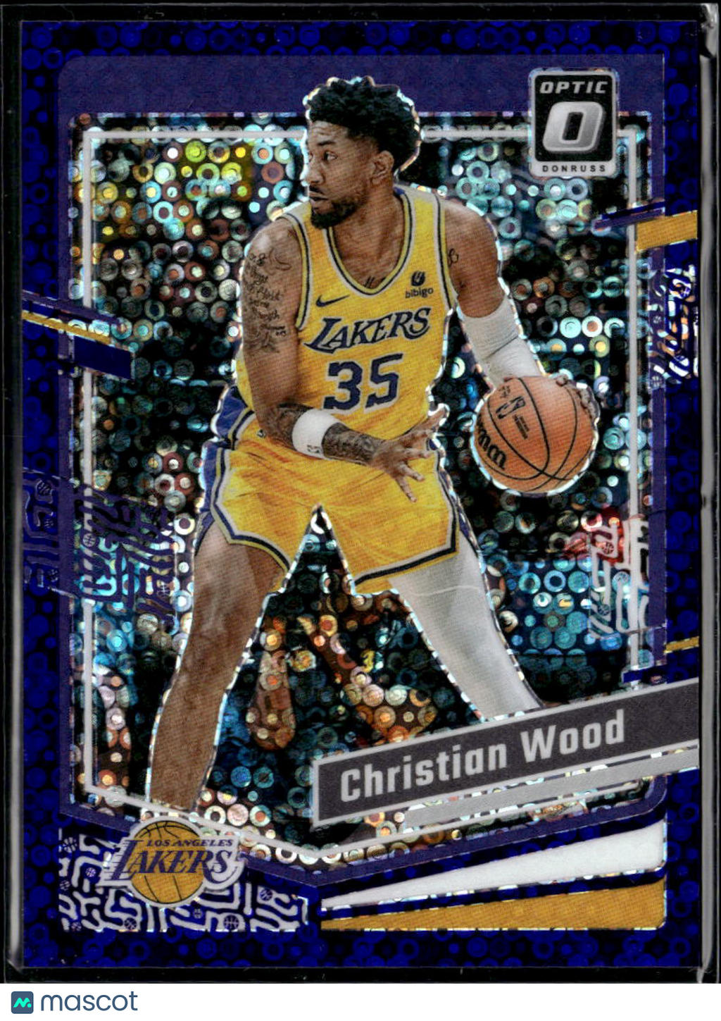 Christian Wood 2023-24 Optic Purple Disco /99 Los Angeles Lakers