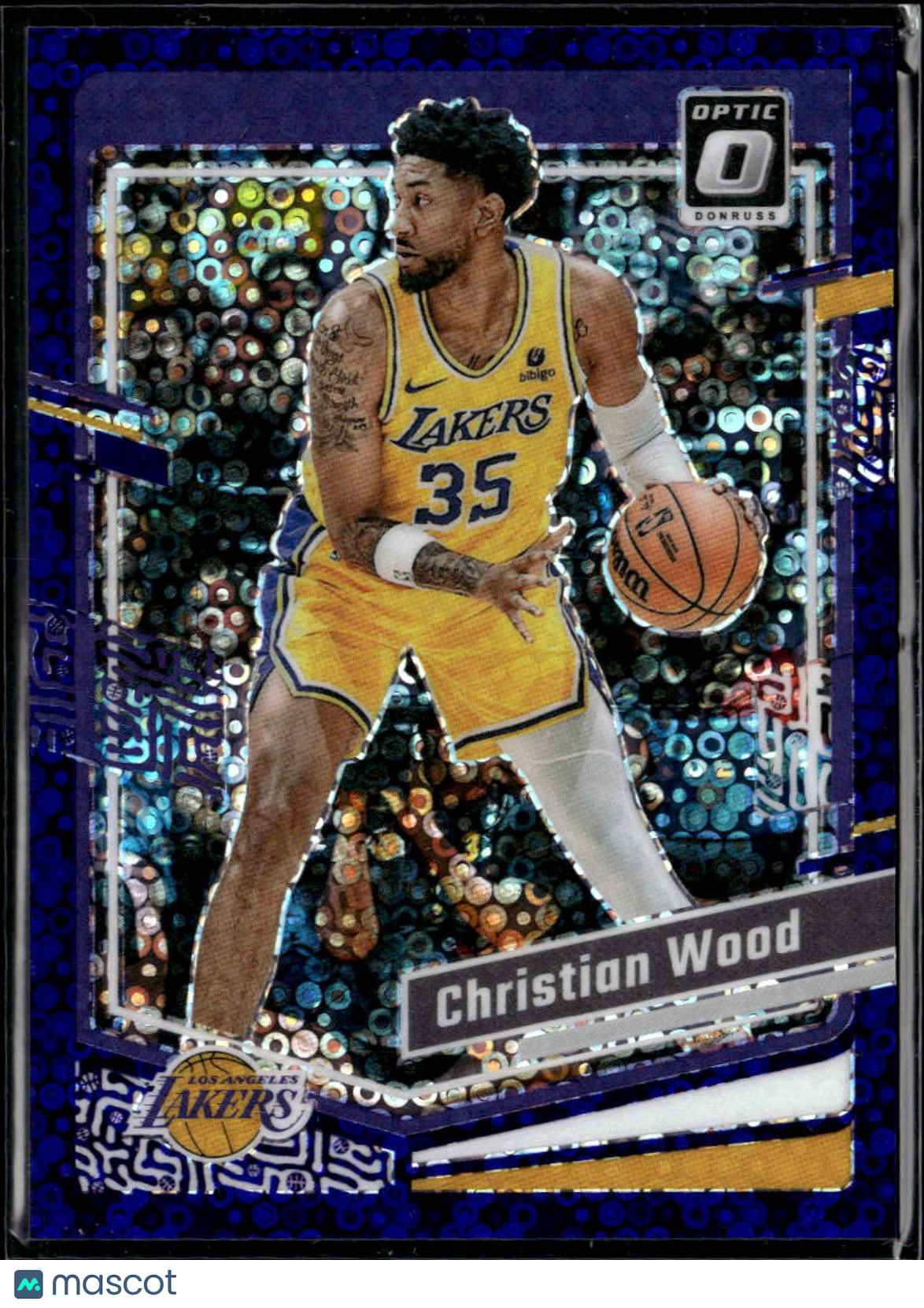 Christian Wood 2023-24 Optic Purple Disco /99 Los Angeles Lakers