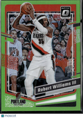 Robert Williams III 2023-24 Optic Lime Green Prizm /149 Portland Trail Blazers