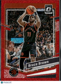 Bruce Brown 2023-24 Optic Red Glitter Prizm /75 Toronto Raptors