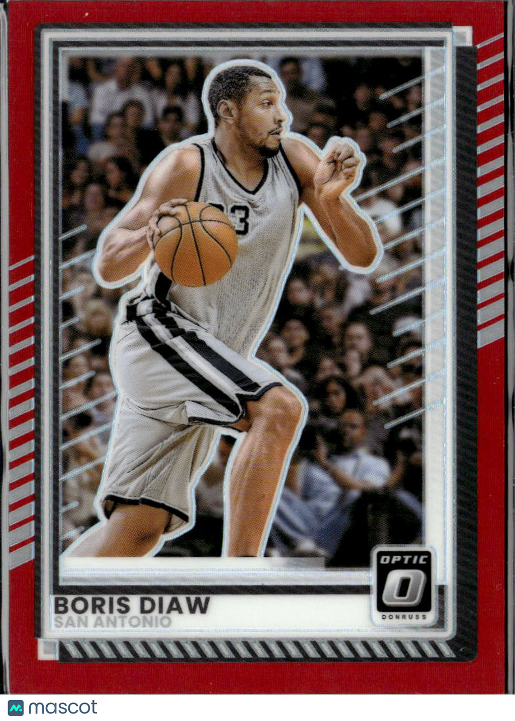 Boris Diaw 2025 Optic Red Prizm 55/99 San Antonio Spurs