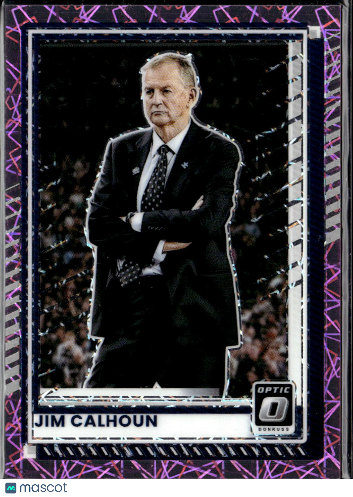 Jim Calhoun 2025 Optic Pink Velocity /75 UConn Huskies