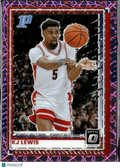 KJ Lewis 2025 Optic Pink Velocity /75 Arizona Wildcats