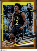 Collin Sexton 2023024 Optic Orange Prizm /99 Utah Jazz