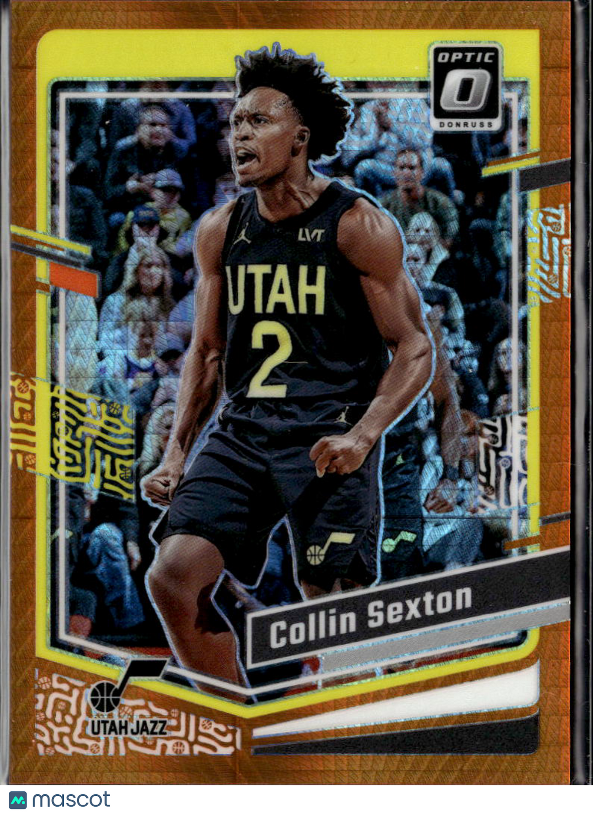 Collin Sexton 2023024 Optic Orange Prizm /99 Utah Jazz