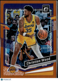 Christian Wood 2024 Optic Orange Prizm /199 Los Angeles Lakers