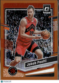 Jakob Poeltl 2024 Optic Orange Prizm 89/199 Toronto Raptors