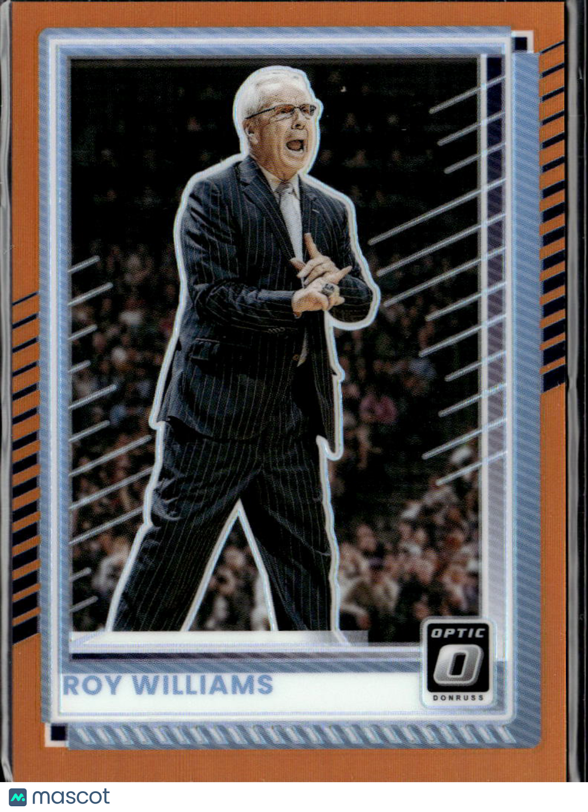 Roy Williams 2025 Optic Orange Prizm /175 North Carolina Tar Heels