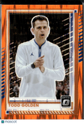 Todd Golden 2025 Optic Orange Velocity /199 Florida Gators