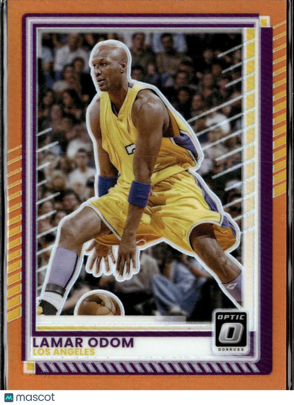 Lamar Odom 2025 Optic Orange Prizm /175 Los Angeles Lakers