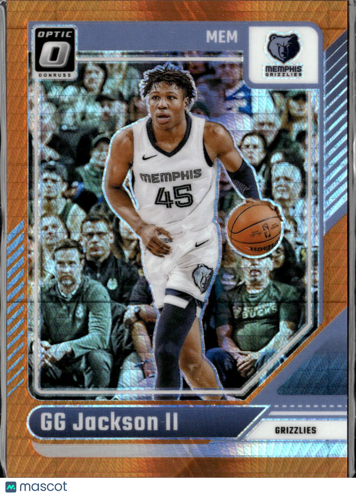 GG Jackson II 2025 Optic Orange Prizm /299 Memphis Grizzlies