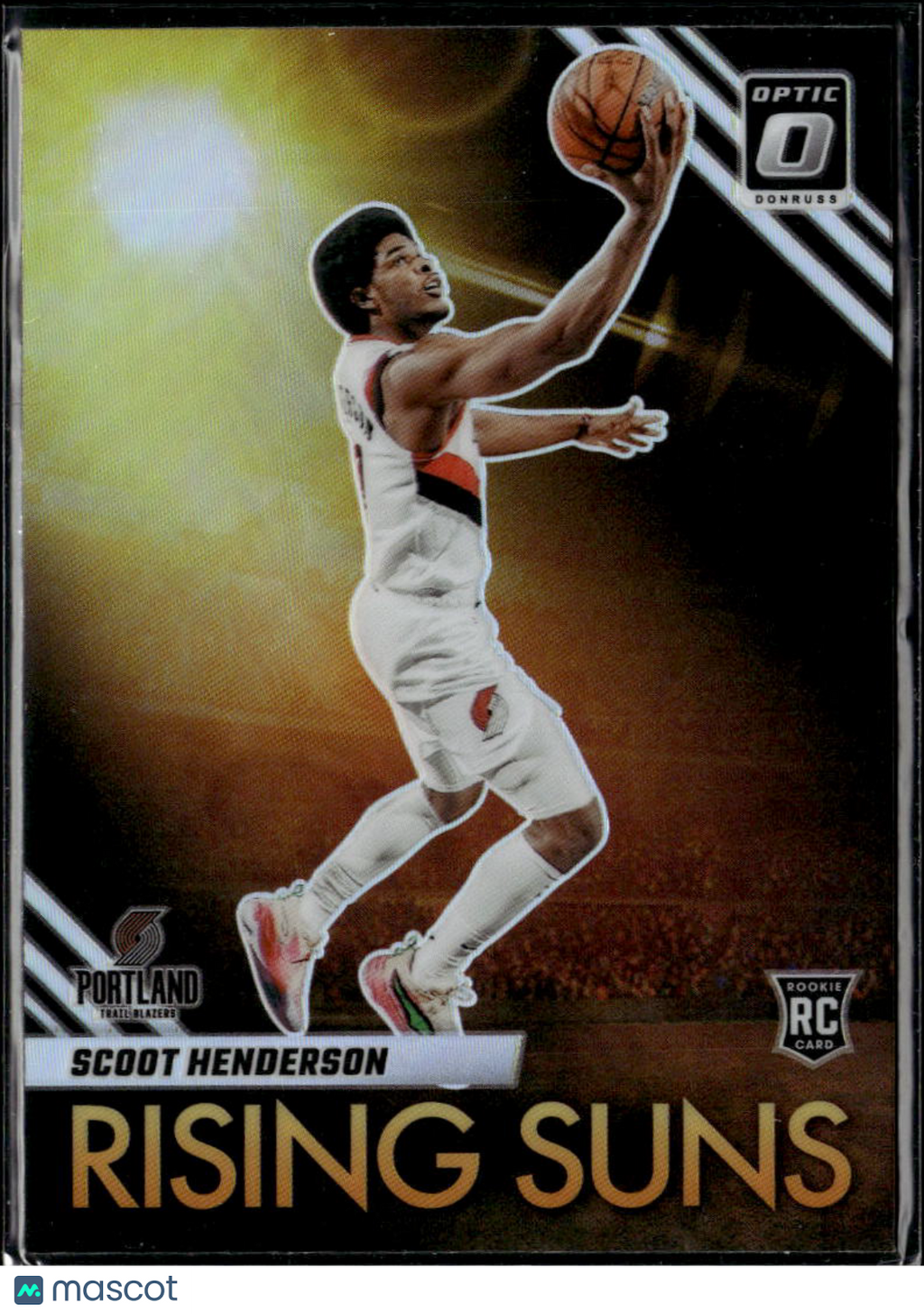 Scoot Henderson 2024 Optic Rising Suns Holo RC Portland Trail Blazers