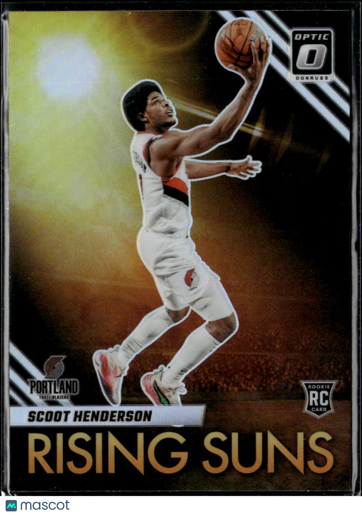 Scoot Henderson 2024 Optic Rising Suns Holo RC Portland Trail Blazers