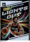 Scoot Henderson 2024 Optic Lights Out Holo RC Portland Trail Blazers