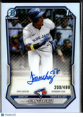 Juan Sanchez 2026 Bowman Chrome 1st Auto Autograph RC /499 Toronto Blue Jays