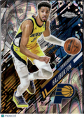Tyrese Haliburton 2025 Topps Chrome Go Time Raywave refractor Indiana Pacers